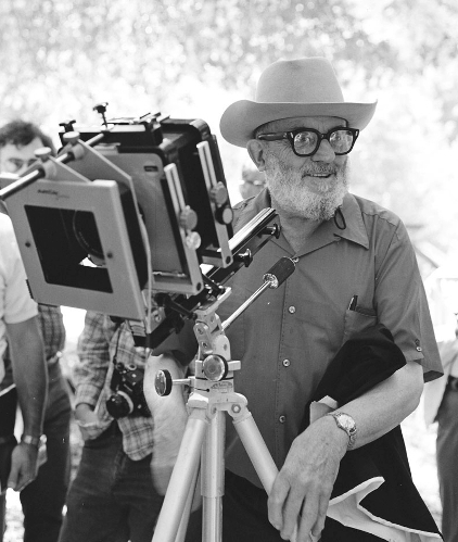 Ansel Adams, photo courtesy of Neil Chaput de Saintonge.